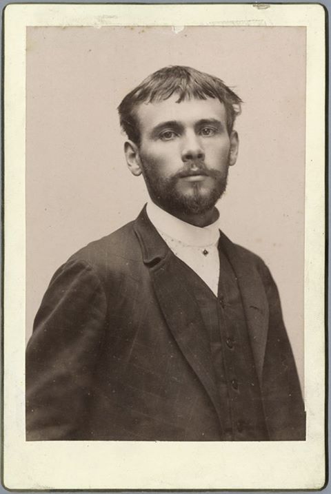 Portrait de Gustav Klimt en 1887